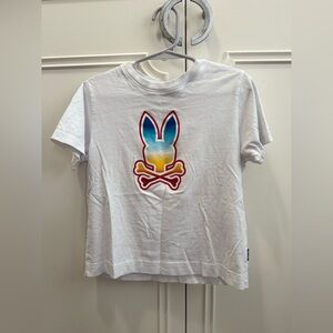 Psycho Bunny Kids White Tee